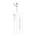 UNISYNK In-Ear USB-C Mono Wired Headphones, 10434 - White