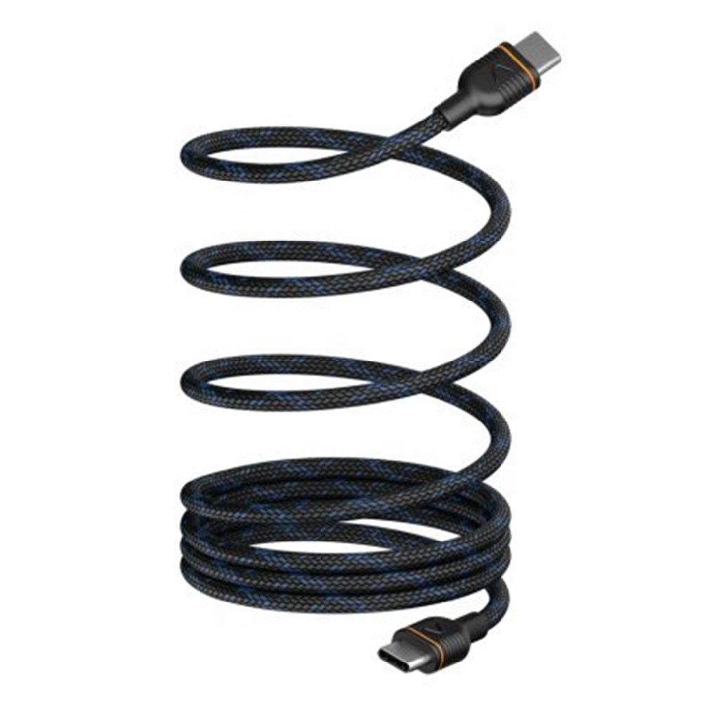UNISYNK MagRoll™ Magnetic USB-C to USB-C Cable, 2M, 240W, 10448 – Black