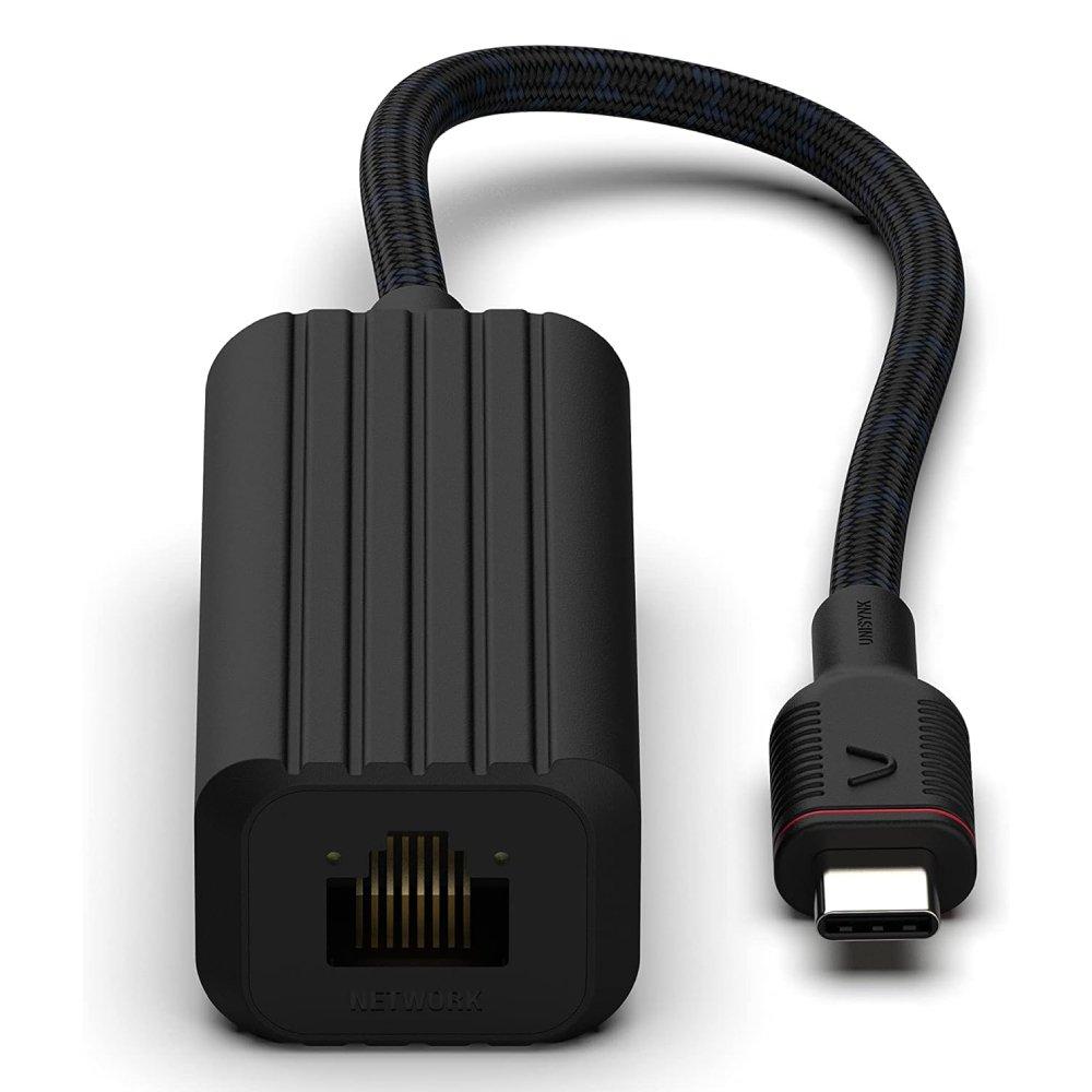 UNISYNK USB-C to Network Adapter, 10379 – Black