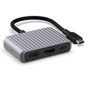 UNISYNK 3 Port USB-C Hub V2 laptop charger, 100W, 10384 - Grey