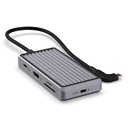 UNISYNK 8 Port USB-C Hub V2, 100W, 10386 – Grey