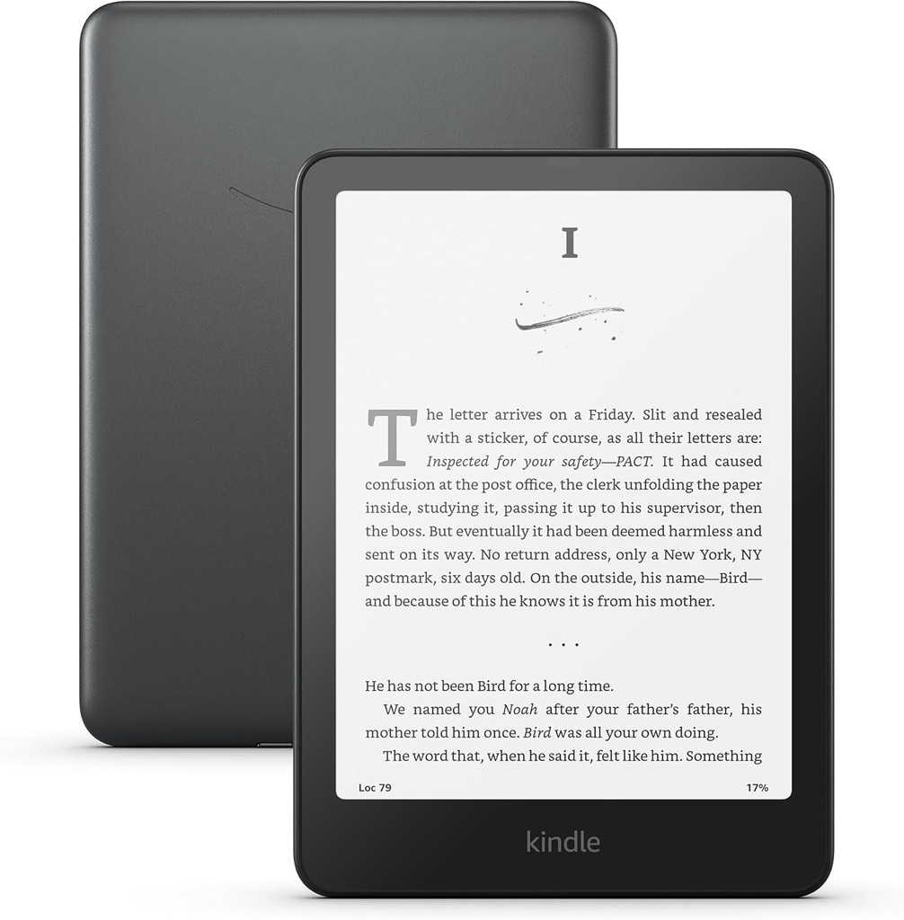 Amazon Kindle Paperwhite Signature Edition 32GB – Wireless Charging, Auto-Adjusting Light & Weeks of Battery Life (Newest Model, Metallic Black)