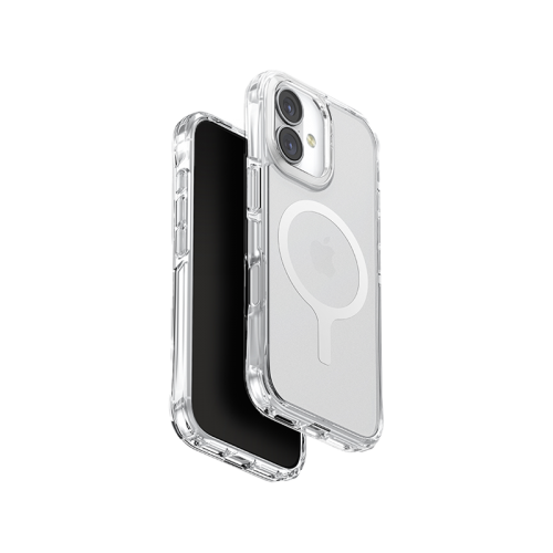 UNIQ Hybrid iPhone 17 Case 2025 6.3-inch Magclick Charging Lifepro Xtreme (Af) - Frost Clear/White (Frost Clear/White)