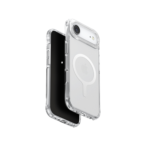 UNIQ Hybrid iPhone 17 Air Case 2025 6.6-inch Magclick Charging Lifepro Xtreme (Af) - Frost Clear/White (Frost Clear/White)