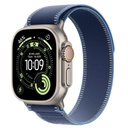 Apple Watch Ultra 3 GPS + Cellular 49mm Natural Titanium Case with Blue/Bright Blue Trail Loop-M/L
