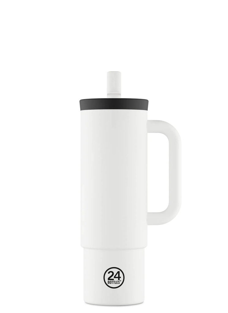 24Bottles - Straw Cup 800ml Ice White