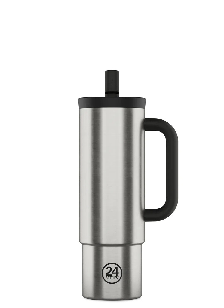 24Bottles - Straw Cup 800ml Brushed Steel