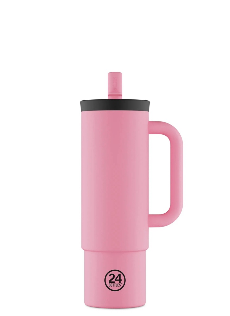 24Bottles - Straw Cup 800ml Flamingo