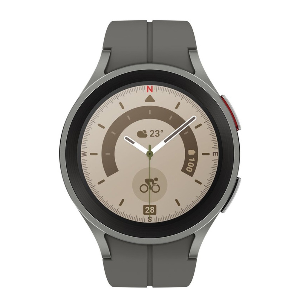 Samsung Galaxy Watch 5 Pro Smartwatch, 45 mm, Grey Titanium