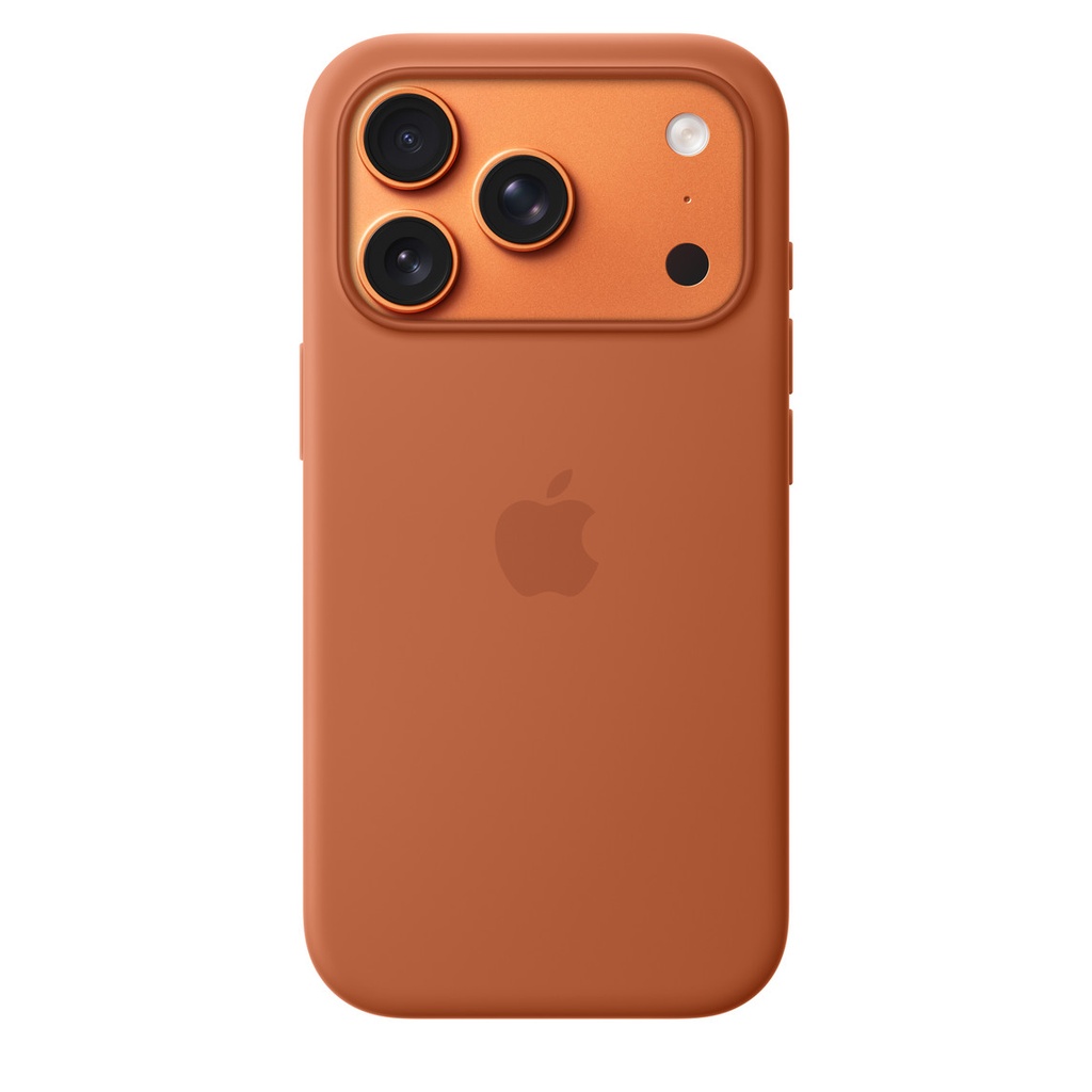 Apple iPhone 17 Pro Silicone Case with MagSafe – Terra Cotta