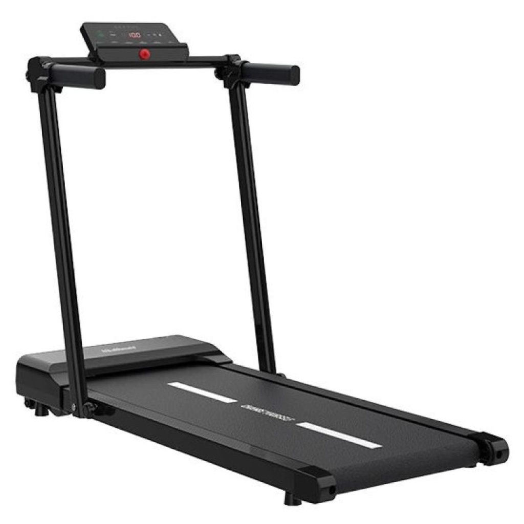 Smart Foldable Home Treadmill Supports up to 110 kg - Black Grey
