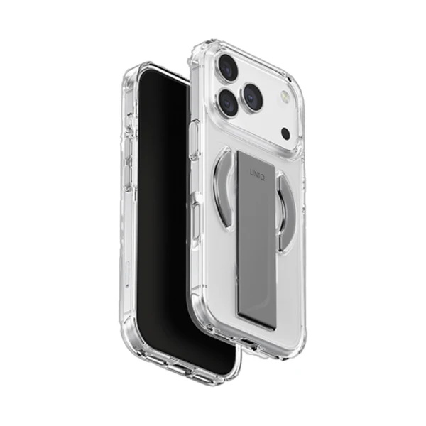 UNIQ Hybrid iPhone 17 Pro Max Case 2025 6.9-inch Magclick Charging Heldro Air - Lucent Clear (Lucent Clear) (copy)