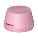 Momax 1-VIBE GO LITE Magnetic Wireless Speaker (Pink)