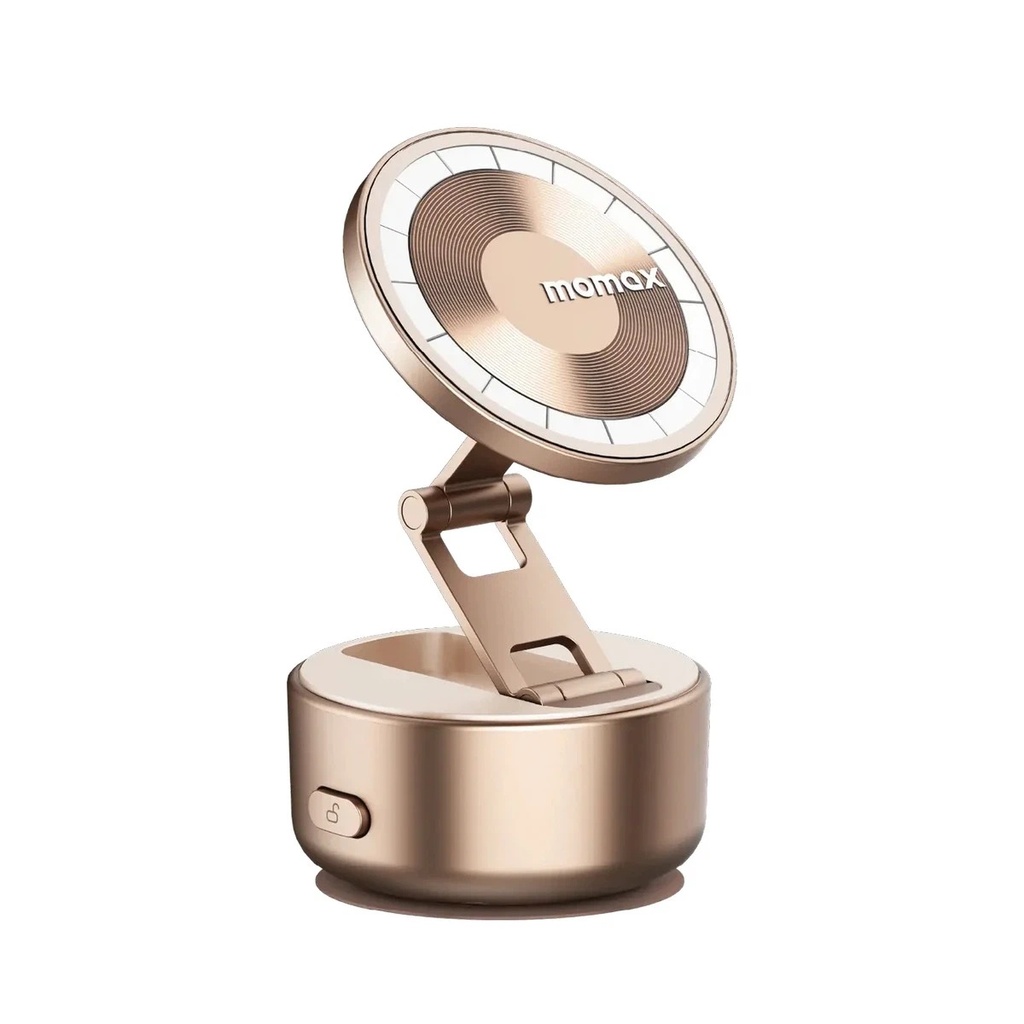 Momax 1-SNAP GO Auto Suction Magnetic Phone Stand - Sandstone
