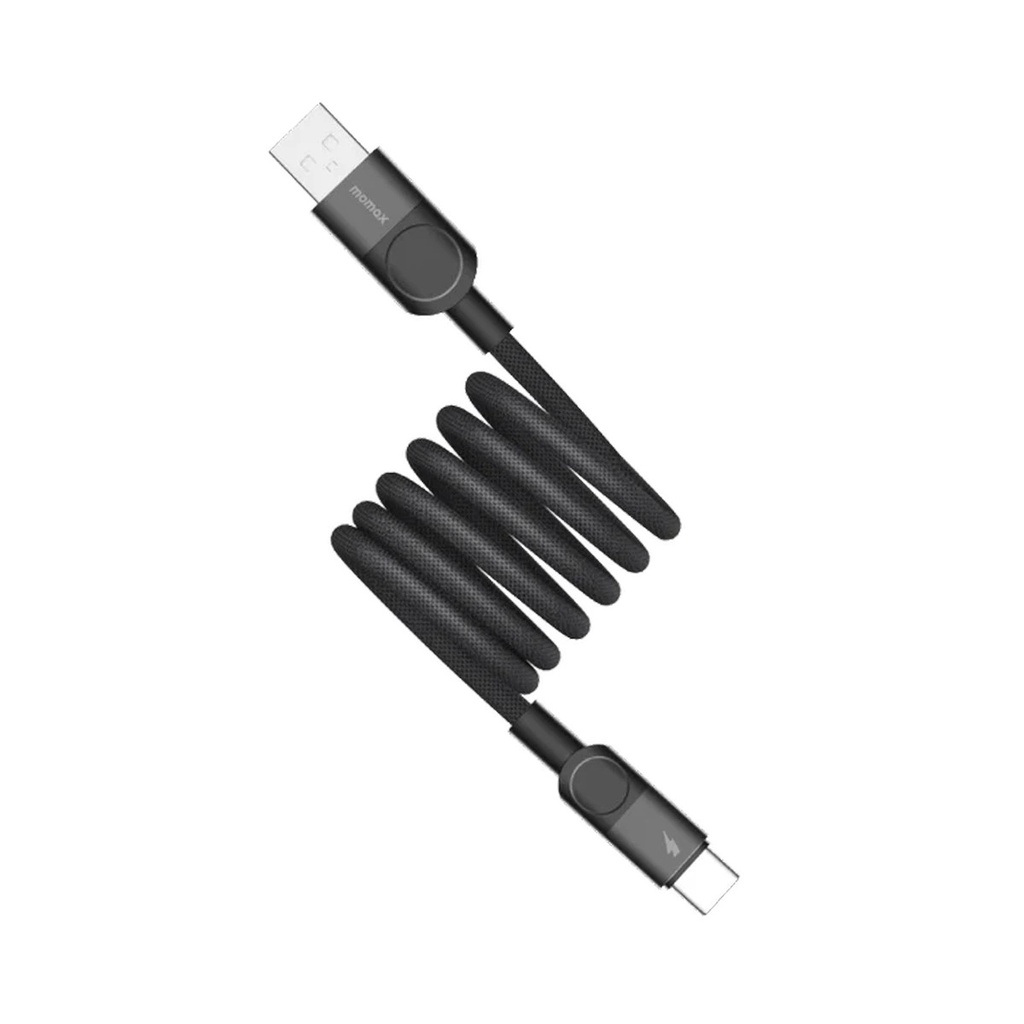 Momax Mag.Link 66W USB-A to USB-C Magnetic Cable 1m (Black)
