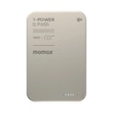 Momax 1-Power Q.Pass 5000mAh Qi2 Magnetic Wireless Battery Pack (Titanium)