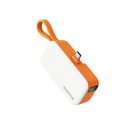 Momax 1-Power Mini 5000mAh Bulit-in foldable USB-C connector Battery pack (Orange)