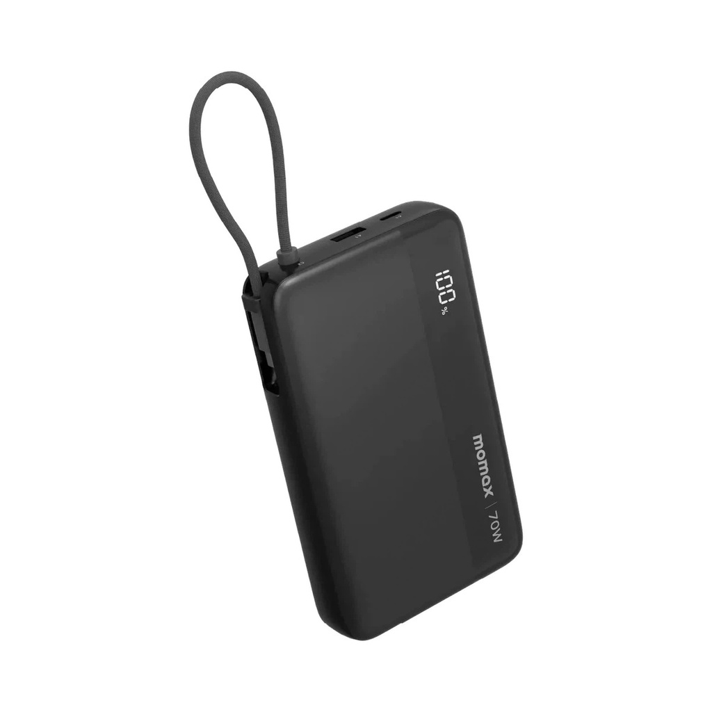 Momax 1-Power Ultra+ 20000mAh External Battery Pack with Built-in Cable