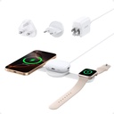 Anker MagGo Wireless Charging Station (3-in-1, Foldable Pad) White