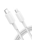 Anker 322 Usb-C To Lightning Cable (6Ft Braided)-White