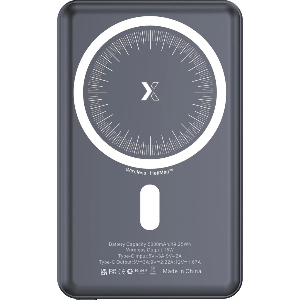 HELIX Ultra Slim Wireless MagSafe Charging Power bank 5000mAh 20WPD+15W - DELTAMAG-5
