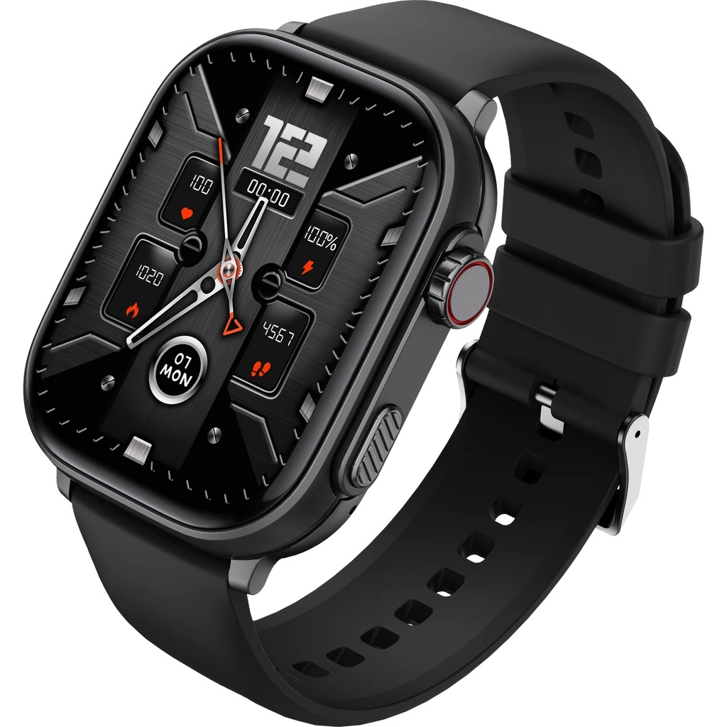 HELIX 2.01” Full Touch Smart Watch with Bluetooth Calling, Health Monitoring, Multi-Sport Modes & Long Battery Life - HELIULTRA