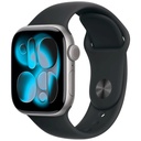 Apple Watch Series 11 GPS 42mm Space Grey Aluminium Case with Black Sport Band - M/L