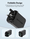 RAVPower RP-PC1079 PD Pioneer 65W 2-Port Wall Charger black