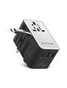 RAVPower RP-PC1061 GaN PD70W Travel charger with retractable C-C cable black