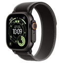 Apple Watch Ultra 3 GPS + Cellular 49mm Black Titanium Case with Black/Charcoal Trail Loop - S/M