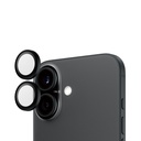 PanzerGlass Hoops Black Camera Lens Protector for iPhone 16 / 16 Plus