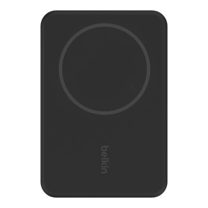 Belkin - 5K Magnetic Wireless Power Bank + Kick Stand - Black