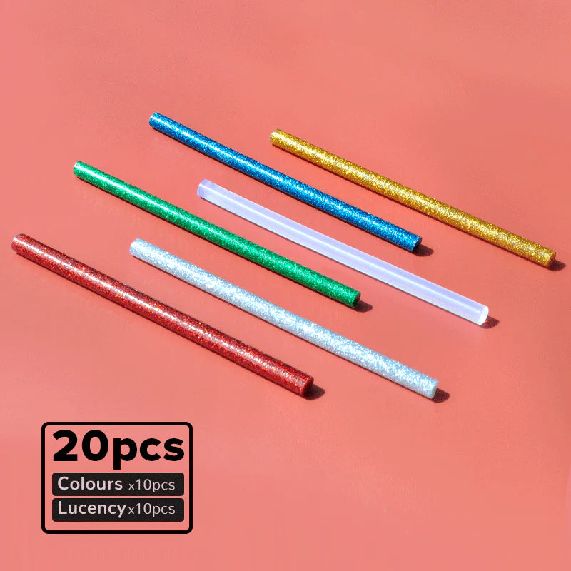 HOTO Hot Melt Glue sticks - Multi Color