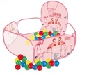 Wemzy - Cast Basketball Pool With 100 Balls, Pink