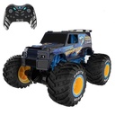 Wemzy - Rc, 1:10 Stunt Standing Large Wheel With Gyroscope, Blue