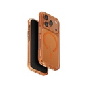 UNIQ Hybrid iPhone 17 Pro (2025) 6.3-inch Magclick Charging Lifepro Xtreme (Af) - Frost Clear/Volt Orange (Frost Clear/Volt Orange)
