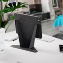 Blupebble Tokyo 13-inch iPad Pro Case, Smart Tri-Fold Stand, Adjustable Elevated Viewing, Foldable Protective Cover - Black