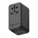 Momax 1-World 140W 4-Port + AC Travel Adaptor, with 140W USB-C cable