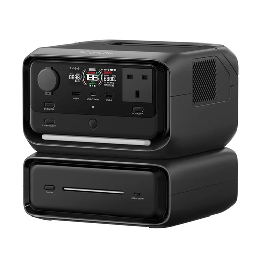 EcoFlow RIVER 3 Max Portable Power Station (572Wh / 600W) Surge 1200W