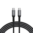 HELIX 100W USB-C to USB-C Cable With USB 3.1, PD3.0, 5A/20V, 10GBps Data, Transfer Braided Anti Tangle Material - 2M