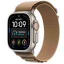 Apple Watch Ultra 4 GPS + Cellular, 49mm Natural Titanium Case with Desert Alpine Loop - Large