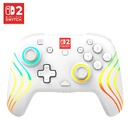 Turtle Beach Nintendo Switch 2 - Afterglow Wave Wireless Rgb Gaming Controller - White