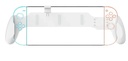 JYS-NS2297 Comfortable Grip For Nintendo Switch 2/Switch/Switch OLED - White