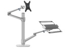 Gamvity Adjustable Dual Monitor Arm Stand – Premium Aluminum Mount for 27" Monitors