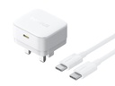 Baseus Palm Fast Charger 1C 30W - Moon White
(with Baseus Cable USB-C to USB-C 60W)