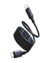Baseus PicoGo Magnetic Liquid Silicone Fast Charging Cable USB-C to USB-C 240W 1m - Cosmic Black