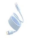 Baseus PicoGo Magnetic Liquid Silicone Fast Charging Cable USB-C to USB-C 240W 1m - Galaxy Blue