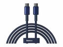 Baseus Tungsten Gold Fast Charging Cable USB-C to USB-C 100W 1m - Blue