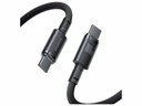 Baseus New Braided Fast Charging Cable USB-C to USB-C 100W 1m - Black