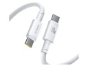 Baseus New Braided Fast Charging Cable USB-C to USB-C 100W 1m - White